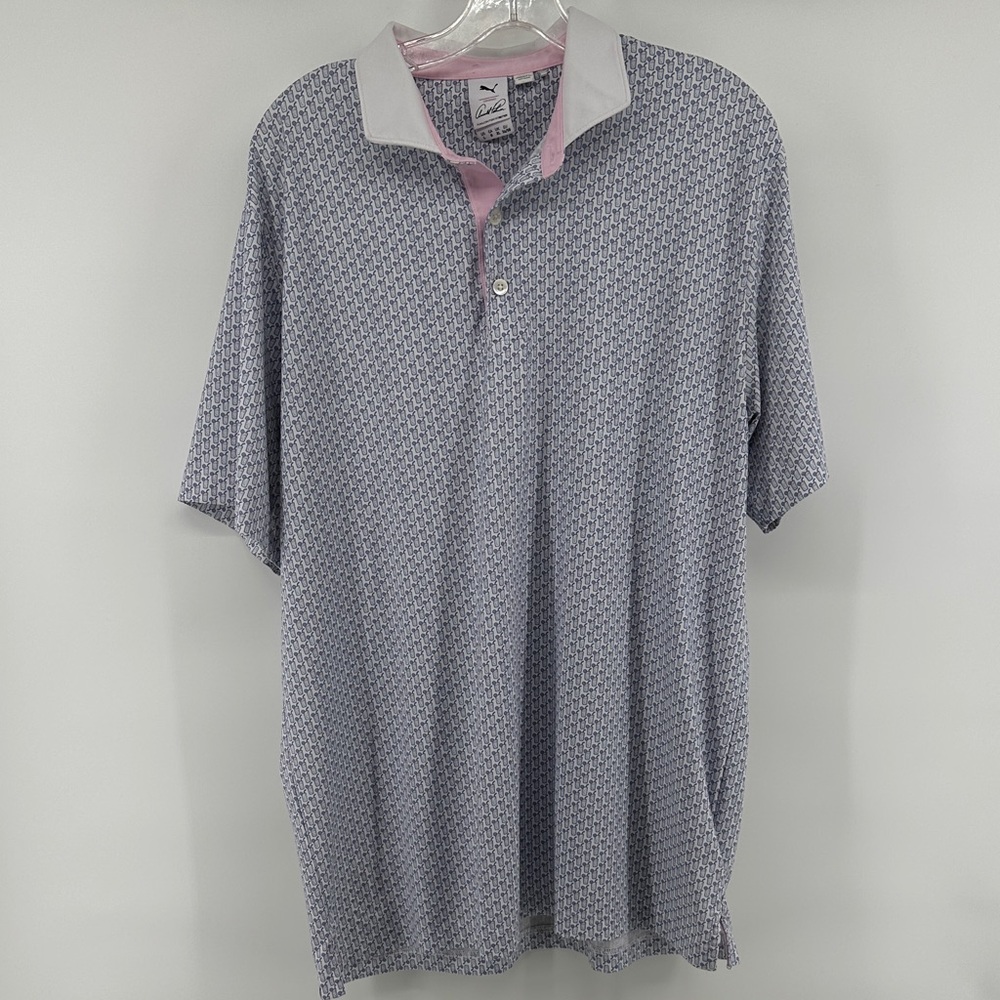 Puma Arnold Palmer Limited All Over Polo Men’s sz Large